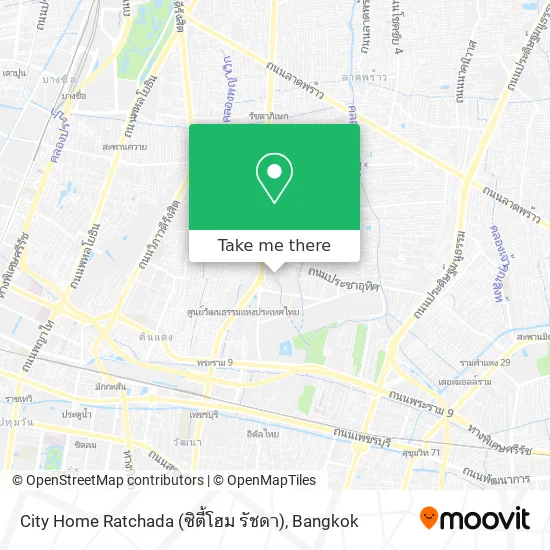 City Home Ratchada (ซิตี้โฮม รัชดา) map