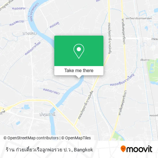 ร้าน ก๋วยเตี๋ยวเรือลูกพ่อรวย ป.ว. map