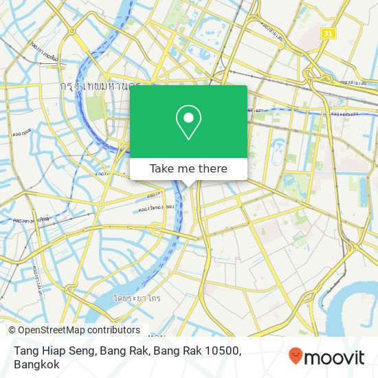 Tang Hiap Seng, Bang Rak, Bang Rak 10500 map