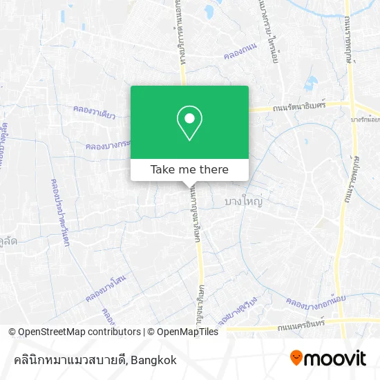 คลินิกหมาแมวสบายดี map