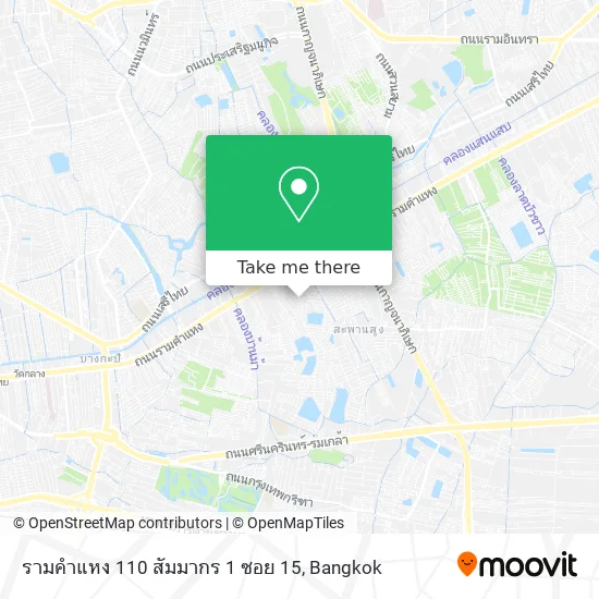 รามคำแหง 110 สัมมากร 1 ซอย 15 map