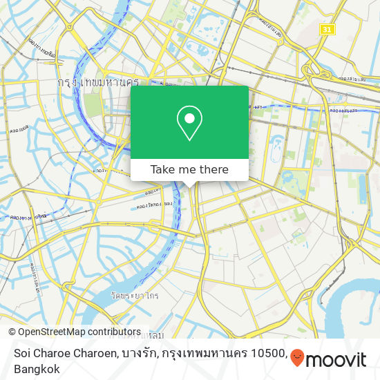 Soi Charoe Charoen, บางรัก, กรุงเทพมหานคร 10500 map