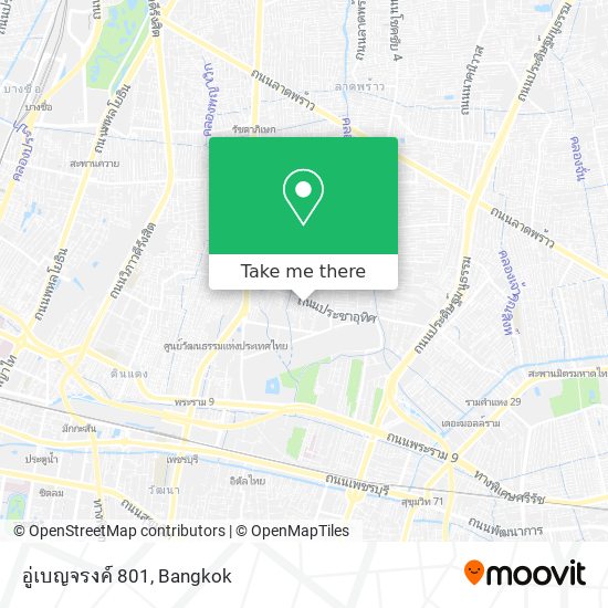 อู่เบญจรงค์ 801 map