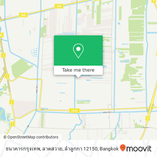 ธนาคารกรุงเทพ, ลาดสวาย, ลำลูกกา 12150 map