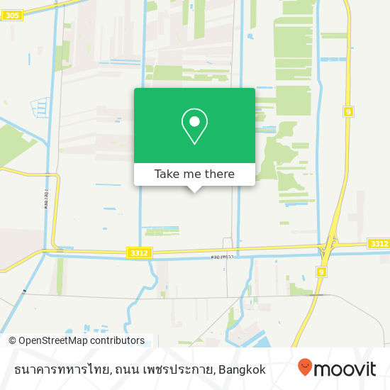 ธนาคารทหารไทย, ถนน เพชรประกาย map