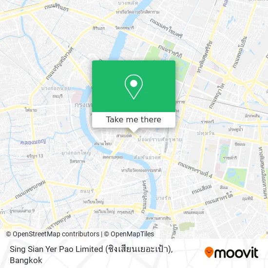 Sing Sian Yer Pao Limited (ซิงเสียนเยอะเป้า) map