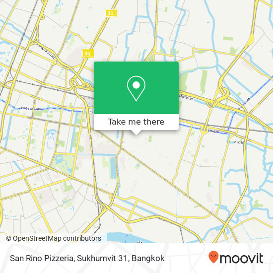 San Rino Pizzeria, Sukhumvit 31 map