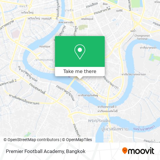 Premier Football Academy map