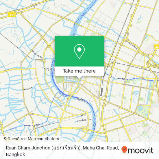 Ruan Cham Junction (แยกเรือนจำ), Maha Chai Road map