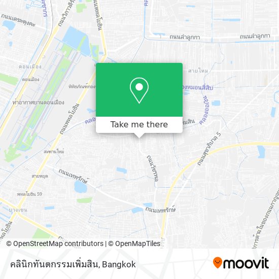 คลินิกทันตกรรมเพิ่มสิน map