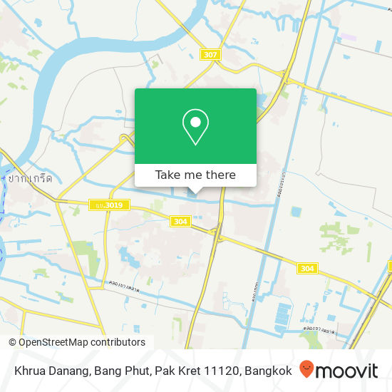 Khrua Danang, Bang Phut, Pak Kret 11120 map