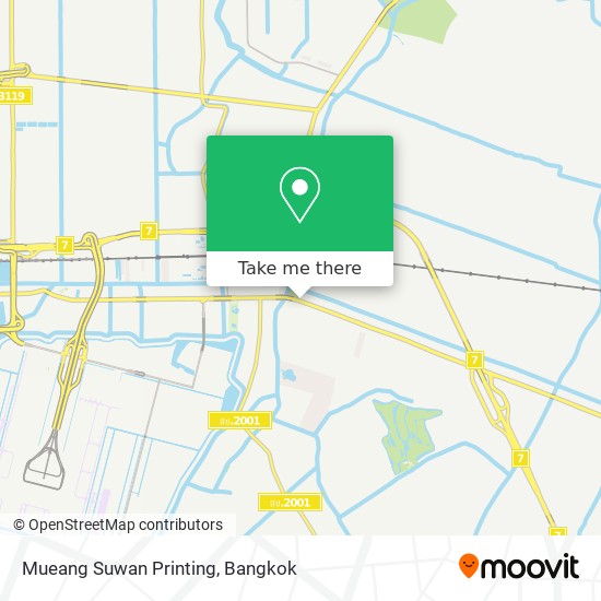 Mueang Suwan Printing map