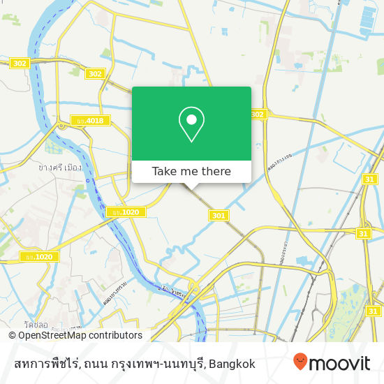 สหการพืชไร่, ถนน กรุงเทพฯ-นนทบุรี map