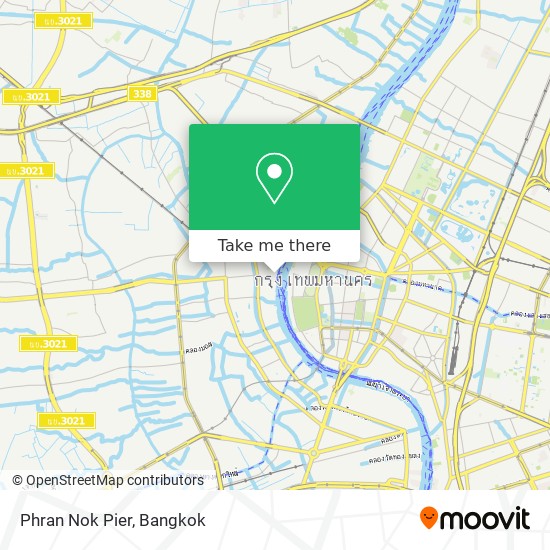 Phran Nok Pier map
