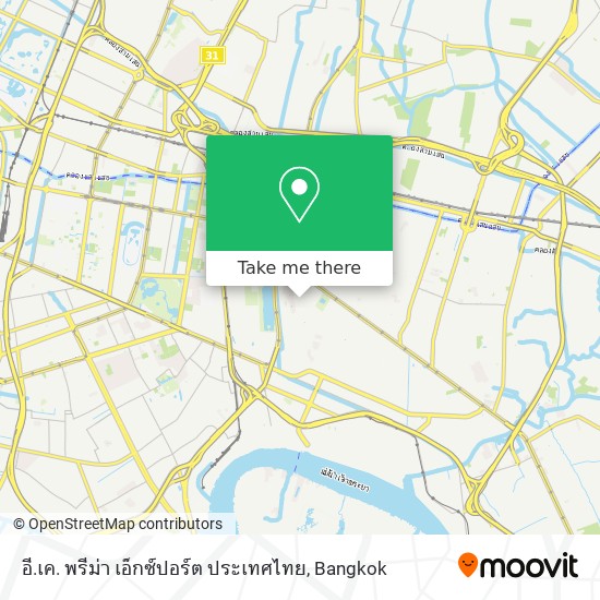 อี.เค. พรีม่า เอ็กซ์ปอร์ต ประเทศไทย map