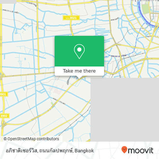 อภิชาติเซอร์วิส, ถนนกัลปพฤกษ์ map