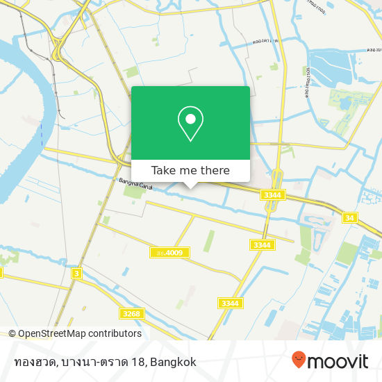 ทองฮวด, บางนา-ตราด 18 map