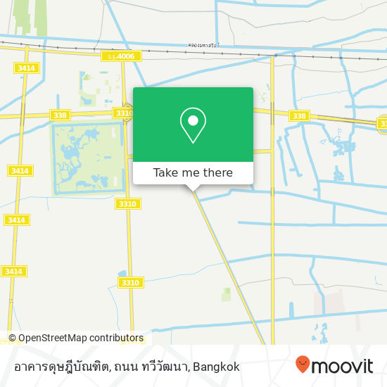 อาคารดุษฎีบัณฑิต, ถนน ทวีวัฒนา map