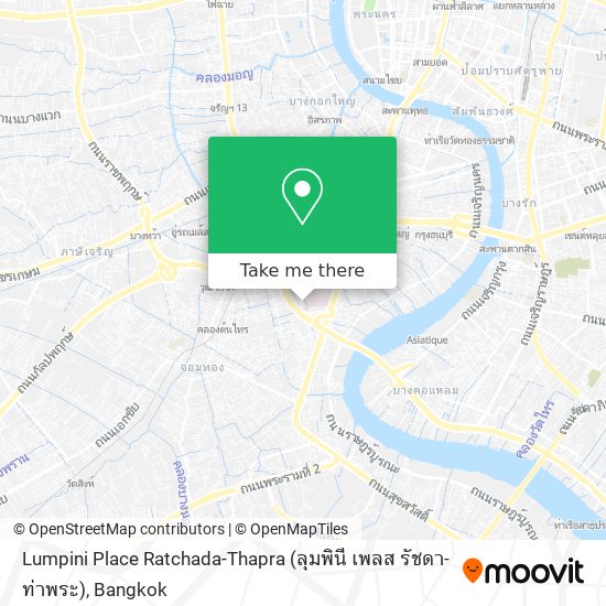 Lumpini Place Ratchada-Thapra (ลุมพินี เพลส รัชดา-ท่าพระ) map