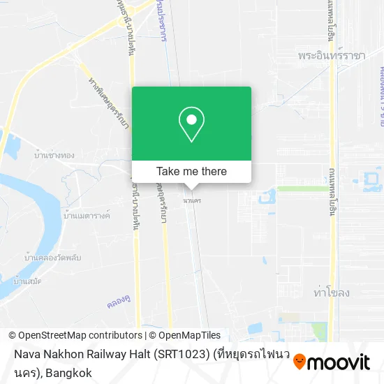 Nava Nakhon Railway Halt (SRT1023) (ที่หยุดรถไฟนวนคร) map