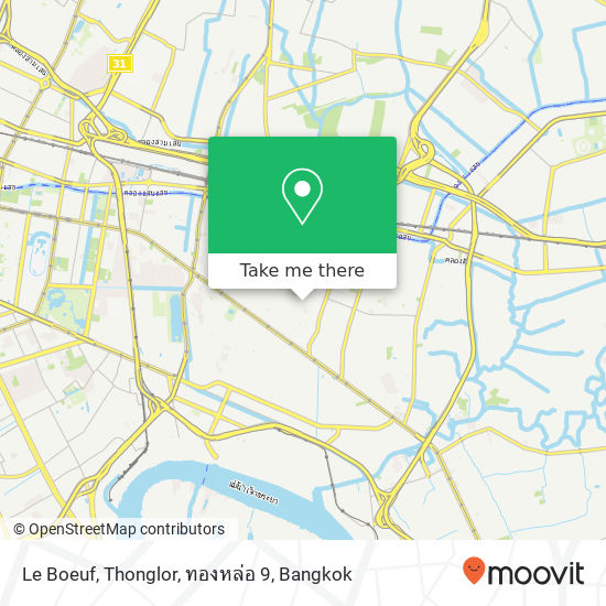 Le Boeuf, Thonglor, ทองหล่อ 9 map