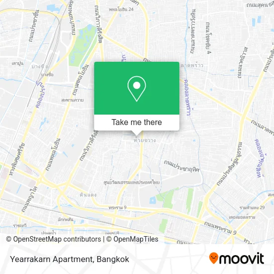 Yearrakarn Apartment map