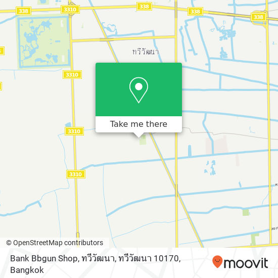 Bank Bbgun Shop, ทวีวัฒนา, ทวีวัฒนา 10170 map