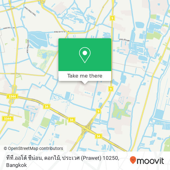 ทีที.ออโต้ ซีน่อน, ดอกไม้, ประเวศ (Prawet) 10250 map