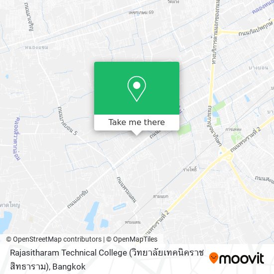 Rajasitharam Technical College (วิทยาลัยเทคนิคราชสิทธาราม) map