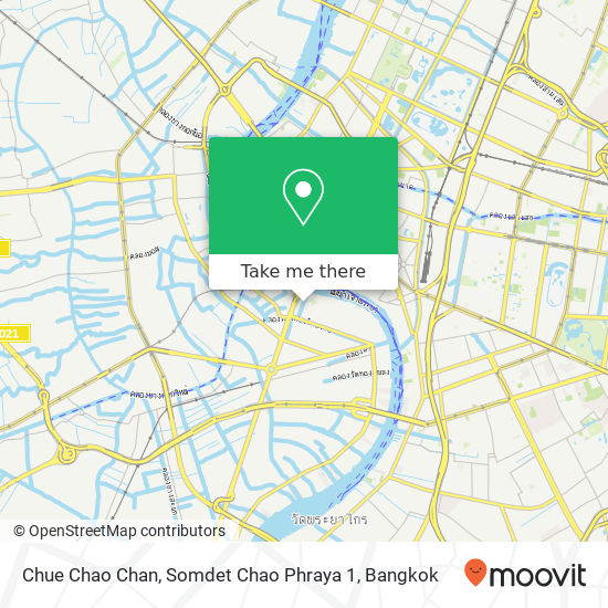 Chue Chao Chan, Somdet Chao Phraya 1 map