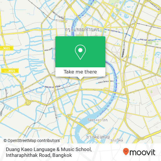 Duang Kaeo Language & Music School, Intharaphithak Road map