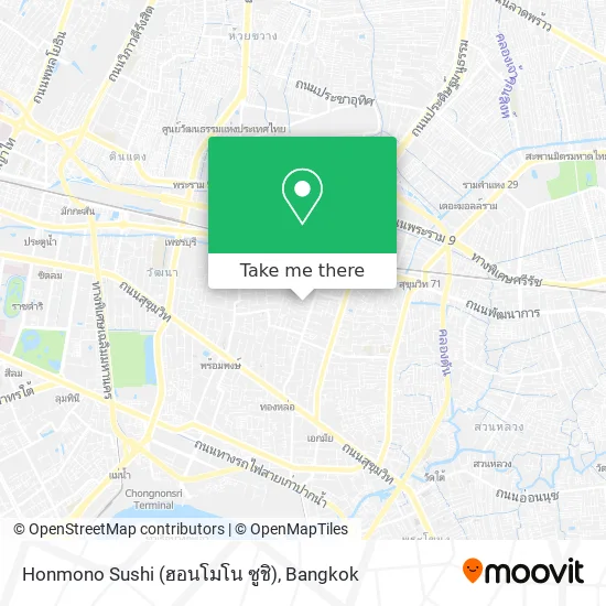Honmono Sushi (ฮอนโมโน ซูชิ) map