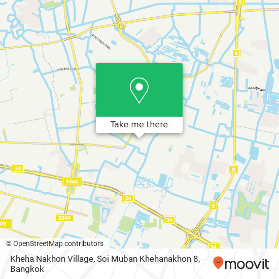 Kheha Nakhon Village, Soi Muban Khehanakhon 8 map