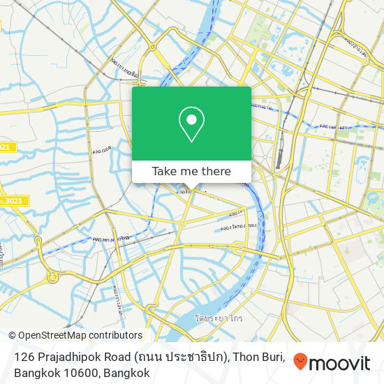 126 Prajadhipok Road (ถนน ประชาธิปก), Thon Buri, Bangkok 10600 map