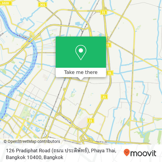 126 Pradiphat Road (ถนน ประดิพัทธ์), Phaya Thai, Bangkok 10400 map