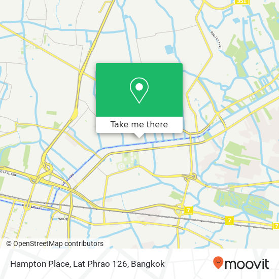 Hampton Place, Lat Phrao 126 map