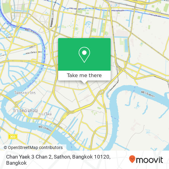 Chan Yaek 3 Chan 2, Sathon, Bangkok 10120 map