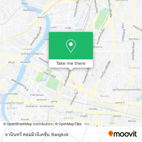 ธานินทร์ คอมมิวนิเคชั่น map