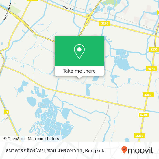 ธนาคารกสิกรไทย, ซอย แพรกษา 11 map