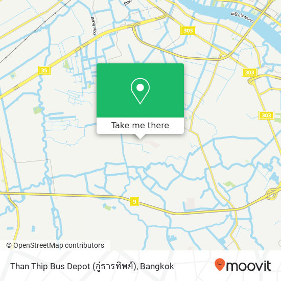 Than Thip Bus Depot (อู่ธารทิพย์) map