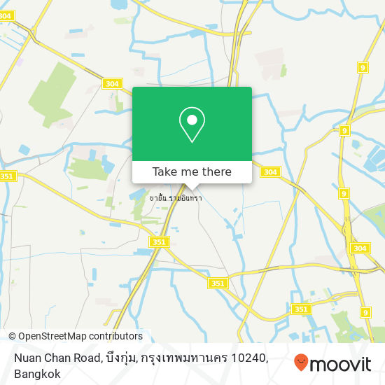 Nuan Chan Road, บึงกุ่ม, กรุงเทพมหานคร 10240 map