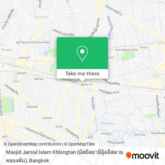 Masjid Jamiul Islam Khlongtan (มัสยิดยามิอุ้ลอิสลาม คลองตัน) map