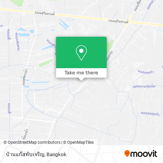 บ้านแก๊สทับเจริญ map
