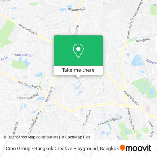 Cmo Group - Bangkok Creative Playground map