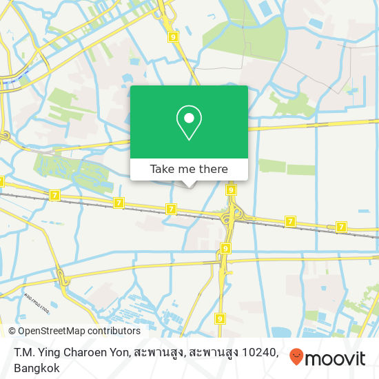 T.M. Ying Charoen Yon, สะพานสูง, สะพานสูง 10240 map