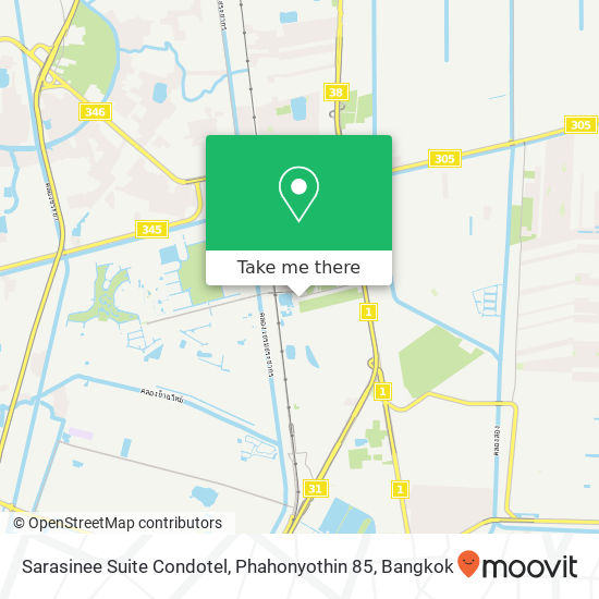 Sarasinee Suite Condotel, Phahonyothin 85 map