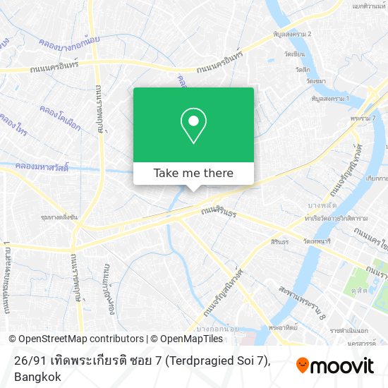 26 / 91 เทิดพระเกียรติ ซอย 7 (Terdpragied Soi 7) map