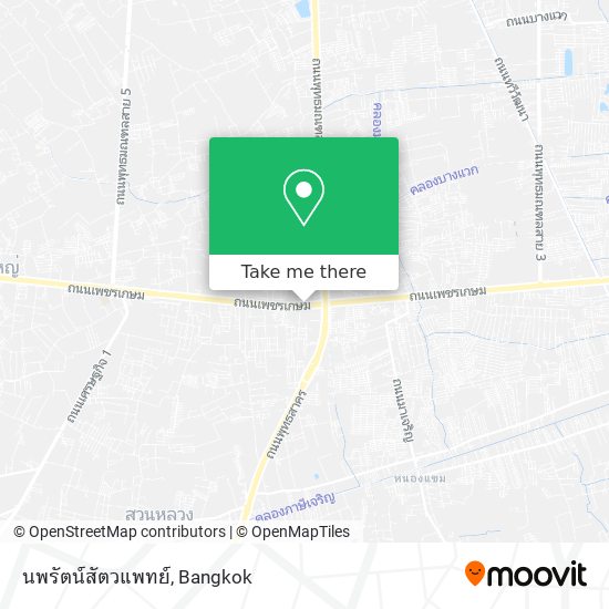 นพรัตน์สัตวแพทย์ map