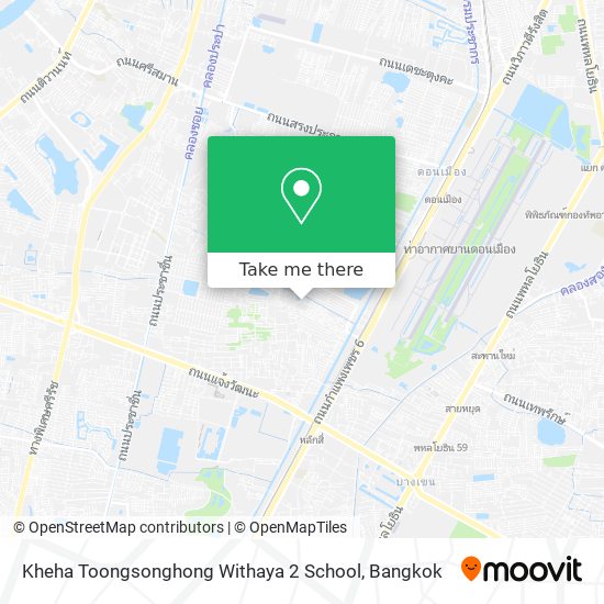 Kheha Toongsonghong Withaya 2 School map