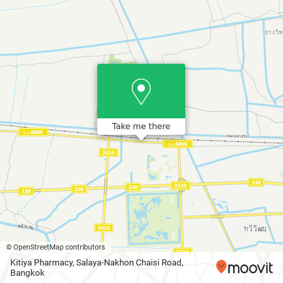 Kitiya Pharmacy, Salaya-Nakhon Chaisi Road map